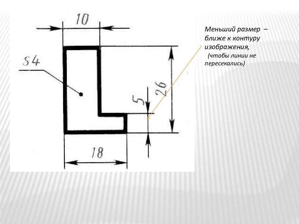 Нанесение размеров на чертежах инженерная графика примеры