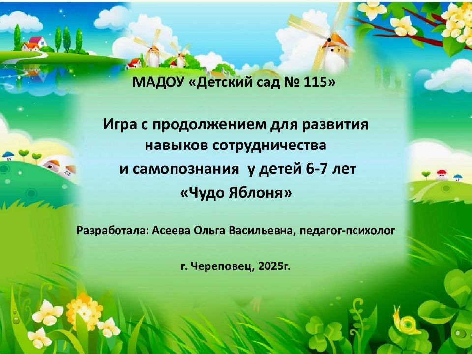 МАДОУ «Детский сад № 115»