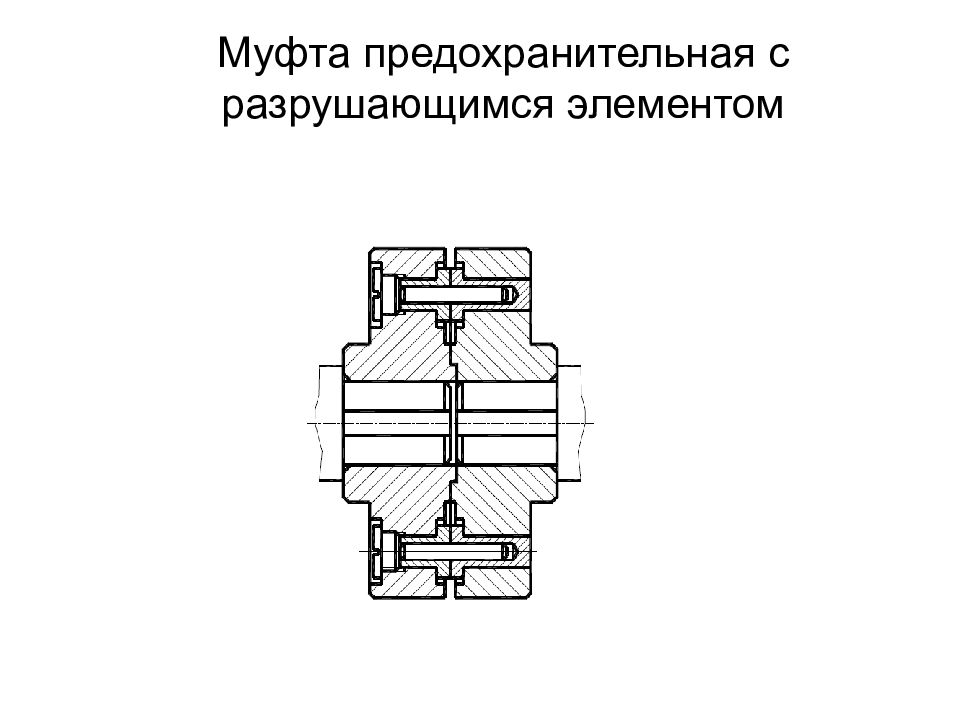 Предохранительная дисковая муфта чертеж