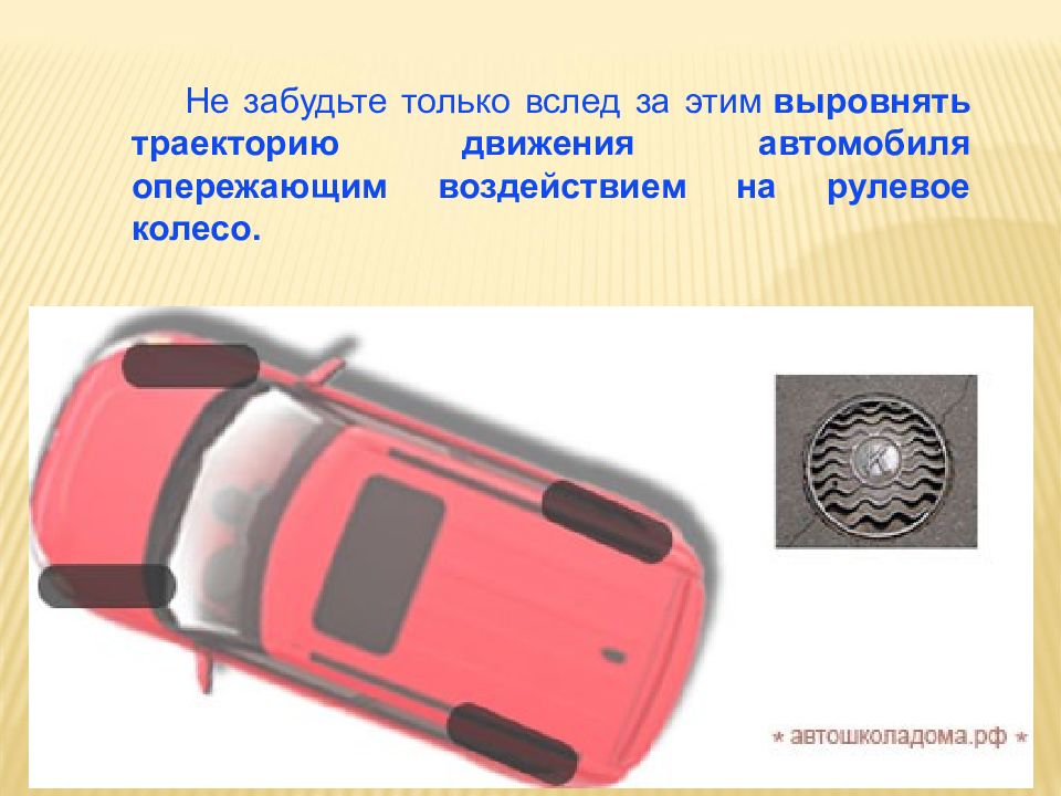 Опережающее воздействие на рулевое колесо. Опережающее воздействие на рулевое колесо это.