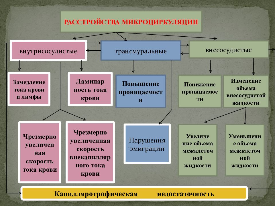 Нарушение кровообращения презентация