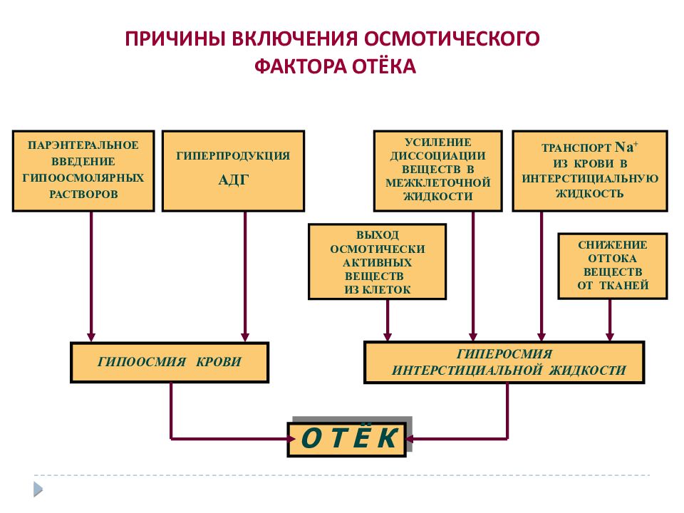 Нарушение водного обмена презентация