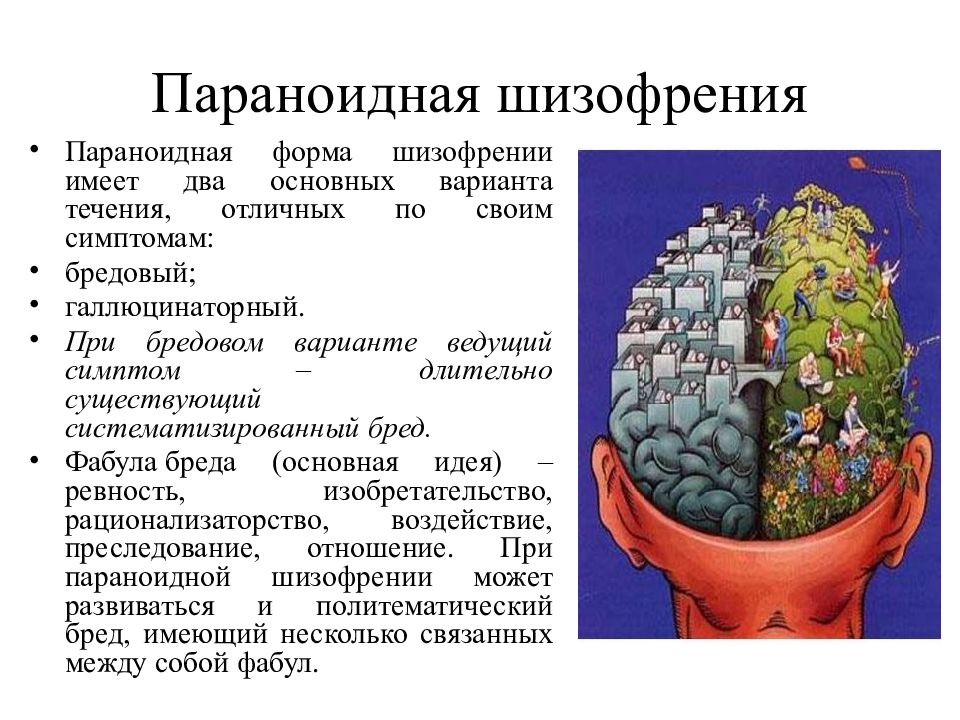 Шизофрения презентация по психиатрии