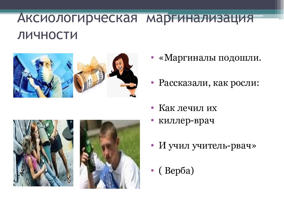 Расскажи подходящий. Маргинализация личности. Маргинал презентация. Маргинализация картинки для презентации. Каналы маргинализации общества.