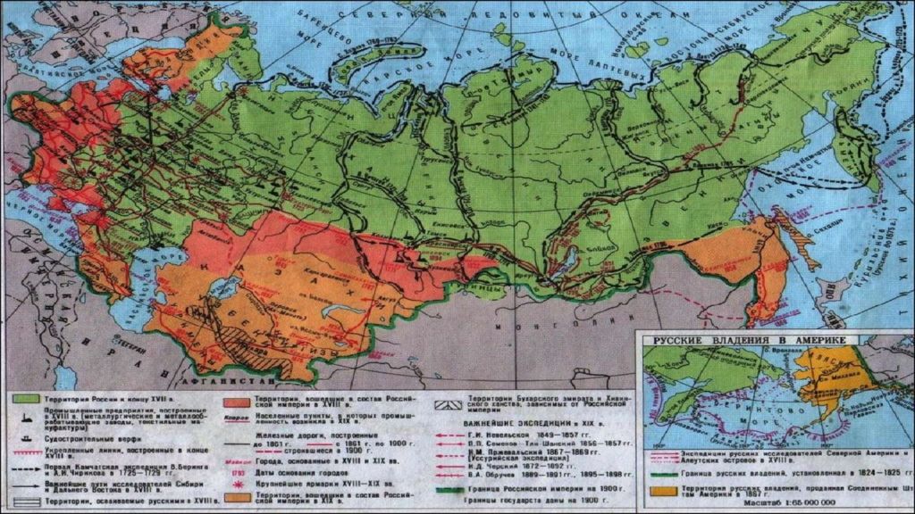 Карта россия на рубеже 19 20 веков