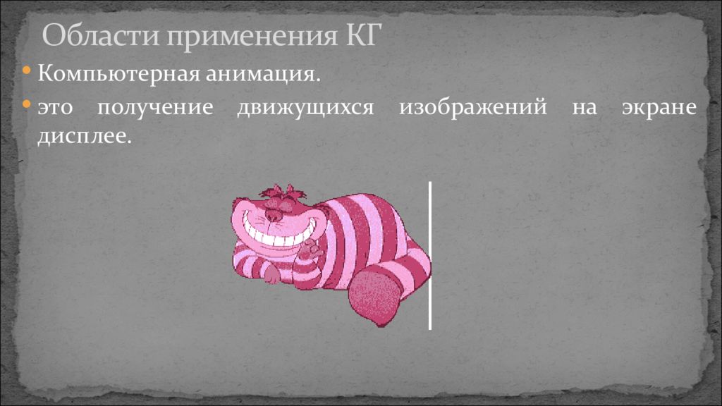 Получение движущегося изображения на экране