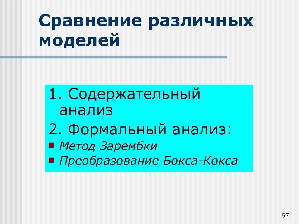 Эконометрика презентация наумов