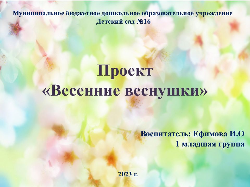 Муниципальное бюджетное дошкольное образовательное учреждение Детский сад