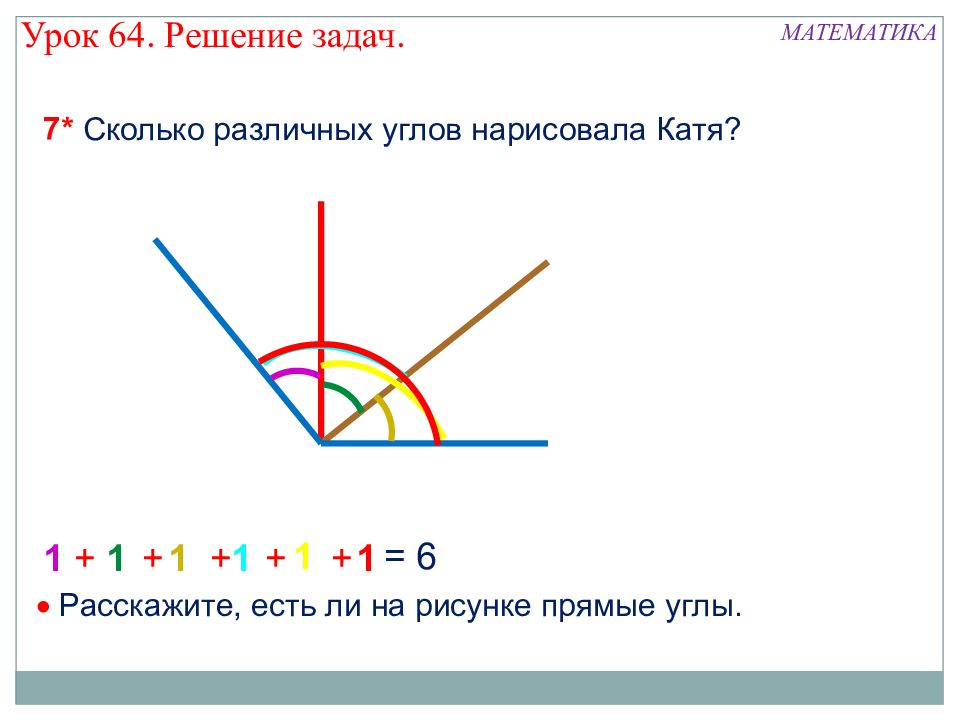 8 различных углов