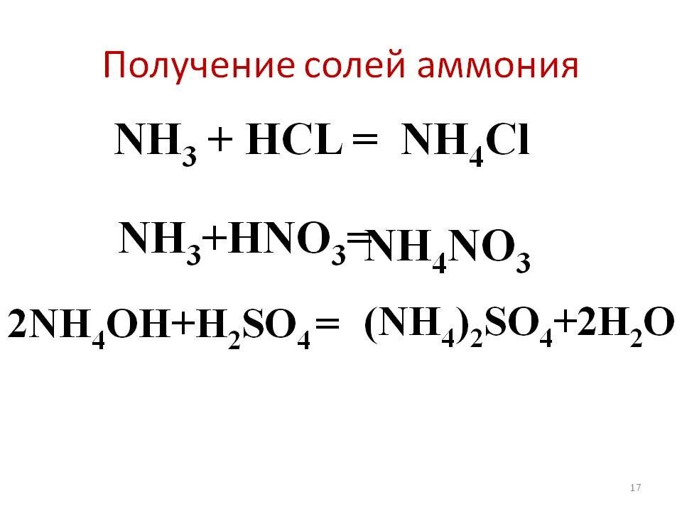 Nh4no3 продукты реакции. Получение солей аммония. 2 Способа получения солей аммония. Получение аммиака из солей аммония. Как получить соли аммония.