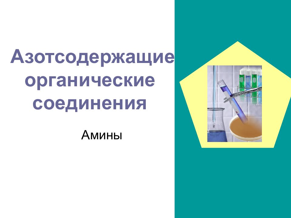 Азотсодержащие органические соединения презентация