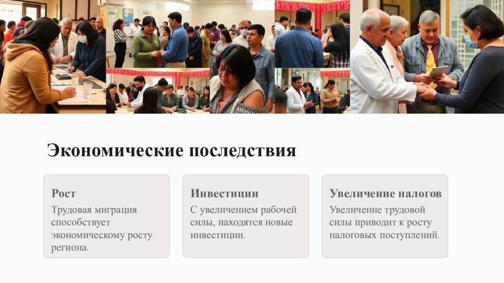 Трудовая миграция Трудовая миграция – это one из ключевых аспектов развития