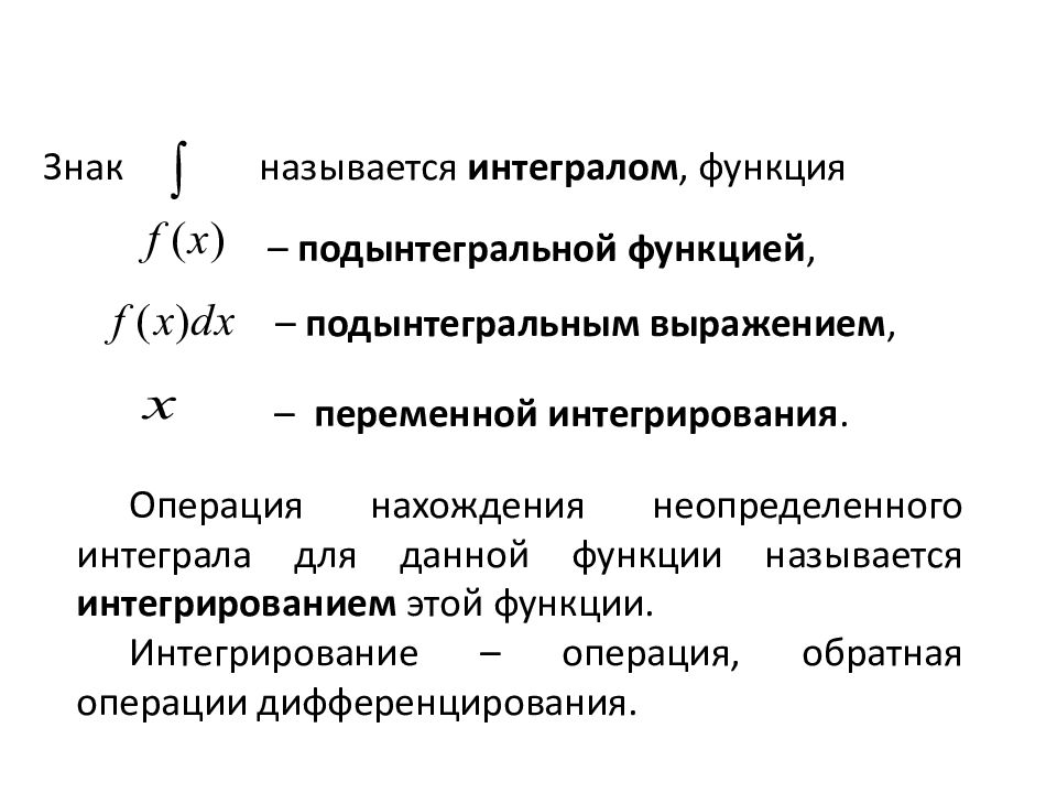 Подынтегральная функция это. Подынтегральная функция. Первообразная подынтегральной функции. Подынтегральное выражение интеграла. Обозначение подынтегральной функции.