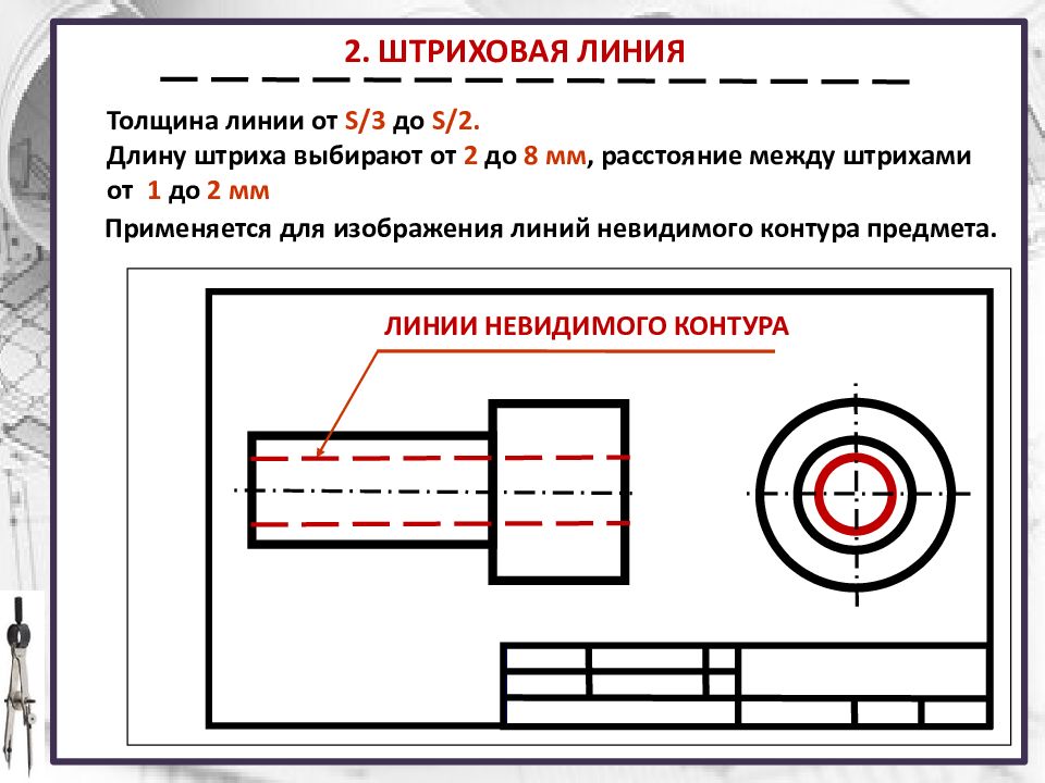 Назовите правила оформления чертежа