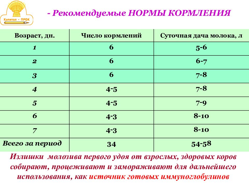 Выращивание молодняка крс презентация