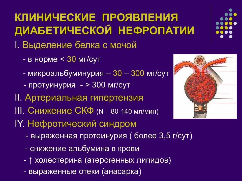 Диабетическая нефропатия симптомы. Диабетическая нефропатия микроальбуминурия. Диабетическая нефропатия осложнения. Клинические симптомы диабетической нефропатии. Диабетическая нефропатия при сахарном диабете.