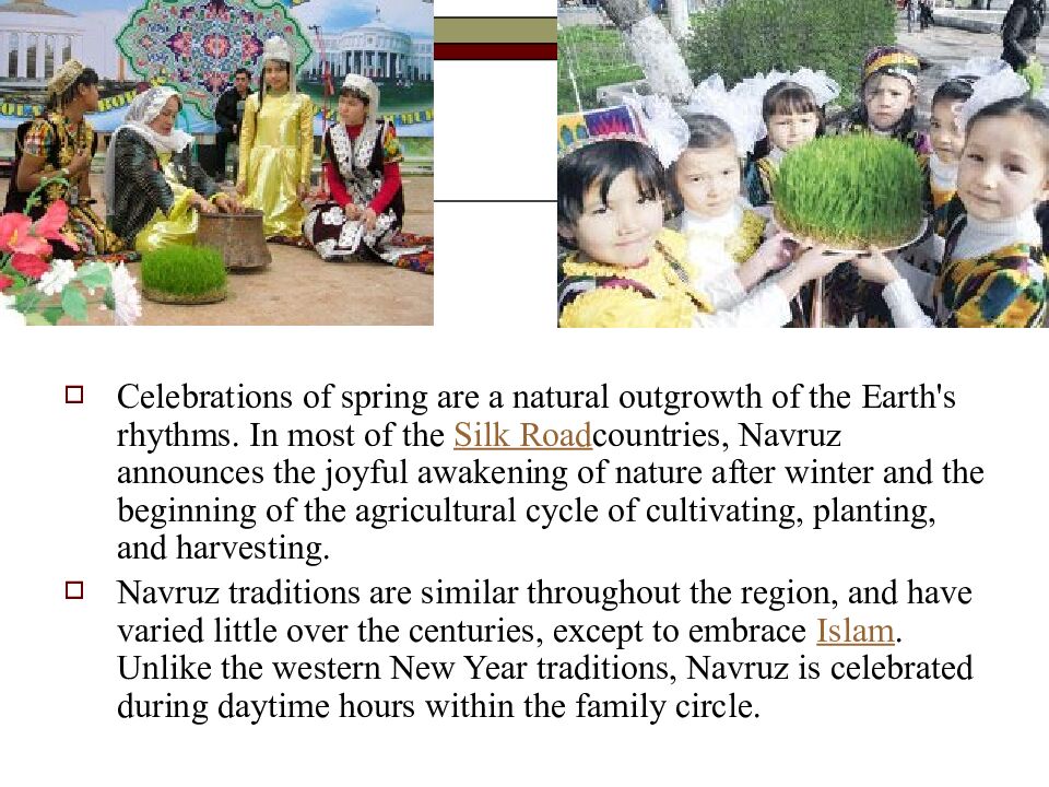 Navruz - A Celebration of Life Public holiday in Uzbekistan