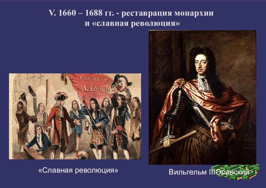 Реставрация монархии. Реставрация Стюартов, славная революция (1660—1688). Славная революция в Англии 1660. Вильгельм славная революция. Славная революция 1640.