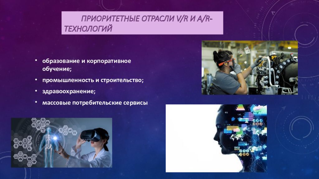 Vr и ar технологии презентация