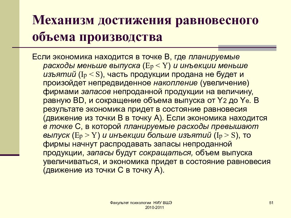 Механизмы достижения. Механизм достижения равновесного объема производства. Механизм достижения равновесия. Крест Кейнса. Механизм достижения равновесного объема производства.. 14. Механизм достижения равновесного объема производства.