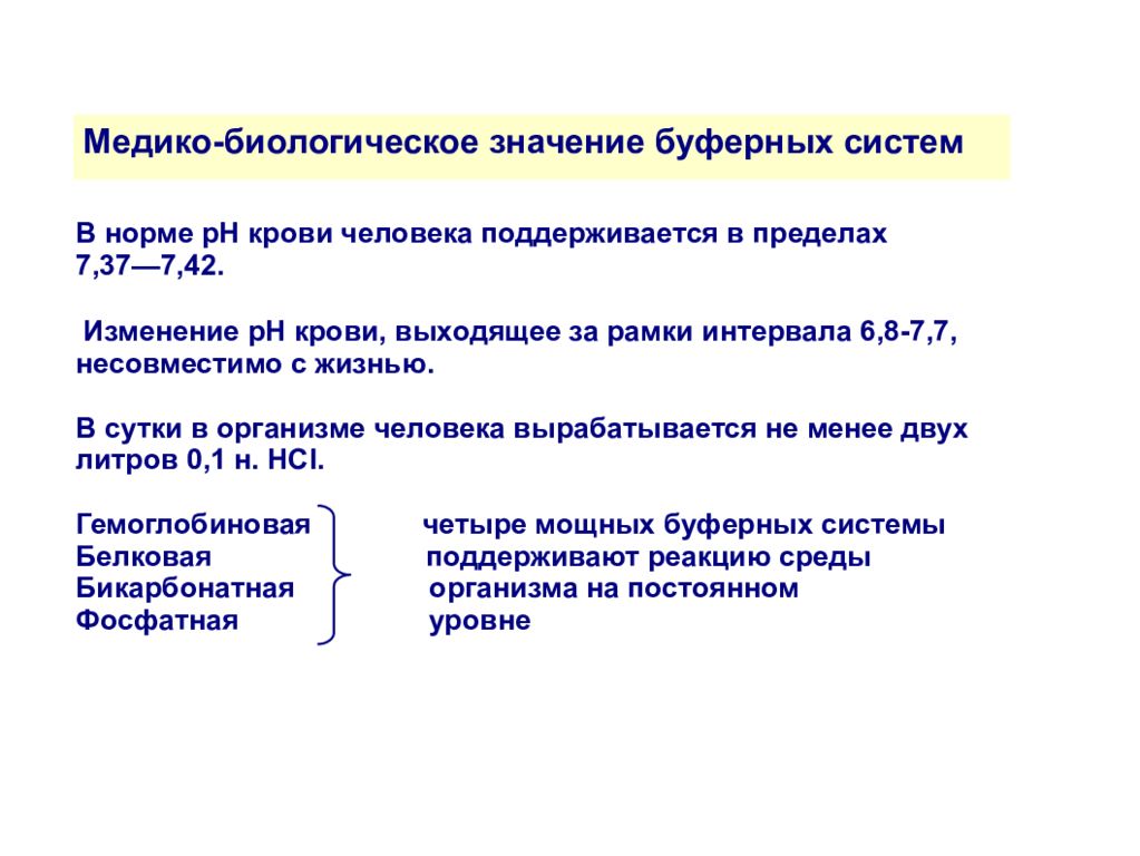 Какие изменения р. Биологическое значение буферных систем. Буферные системы крови биологическое значение. Медико биологическое значение железа. Теория буферных растворов теория.