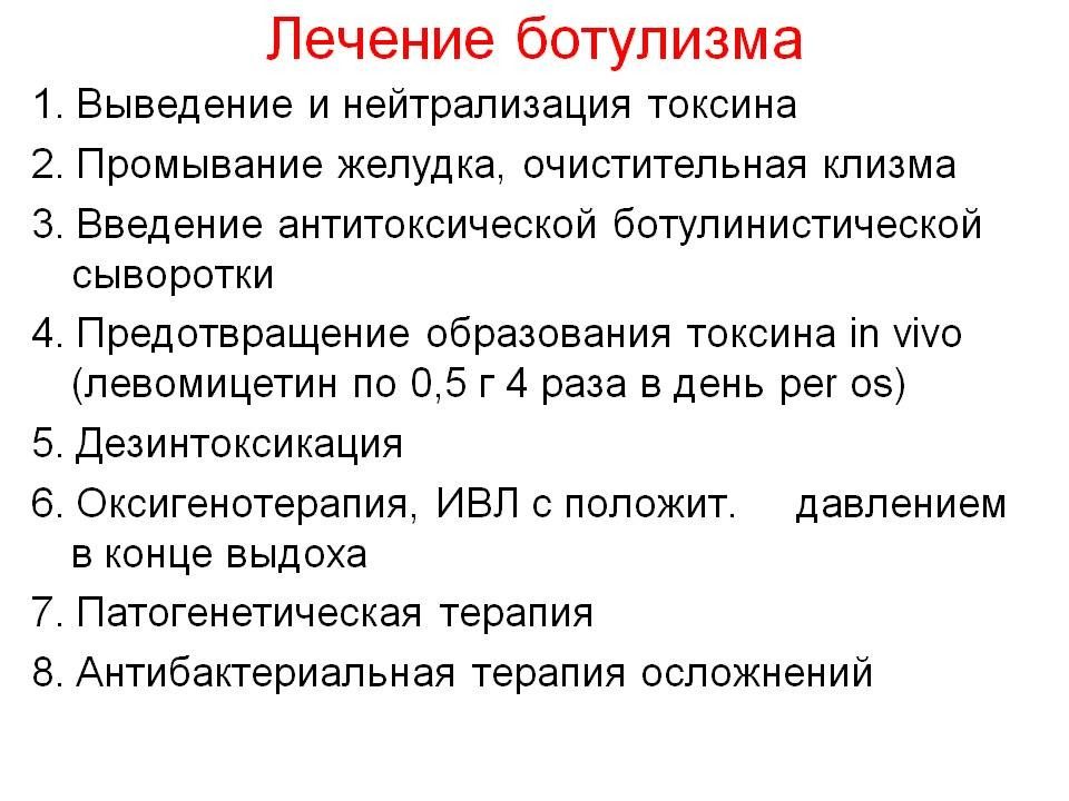 Клиническая картина ботулизма характеризуется