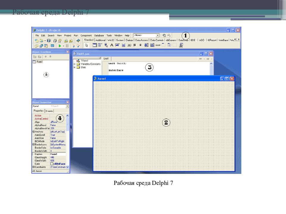 Делфи язык программирования презентация