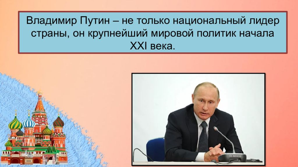 Презентация путин как лидер