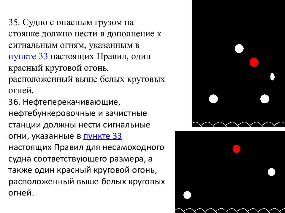 На рисунке изображено одиночное самоходное судно с опасным грузом