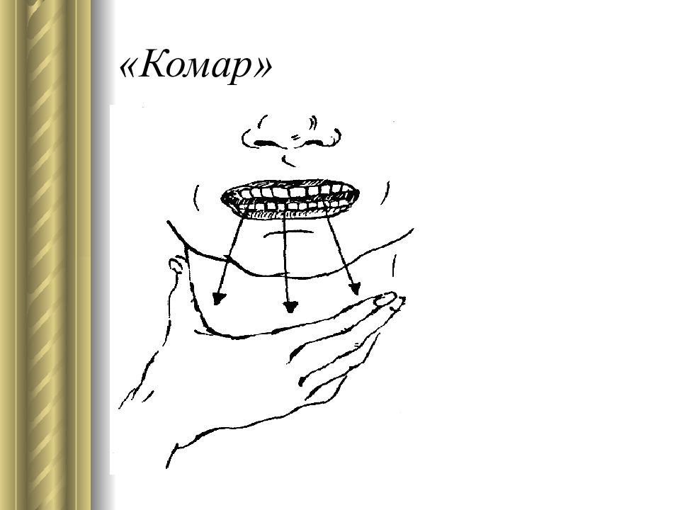 Нормализация моторики нижней челюсти картинки. Амулет артикуляции.