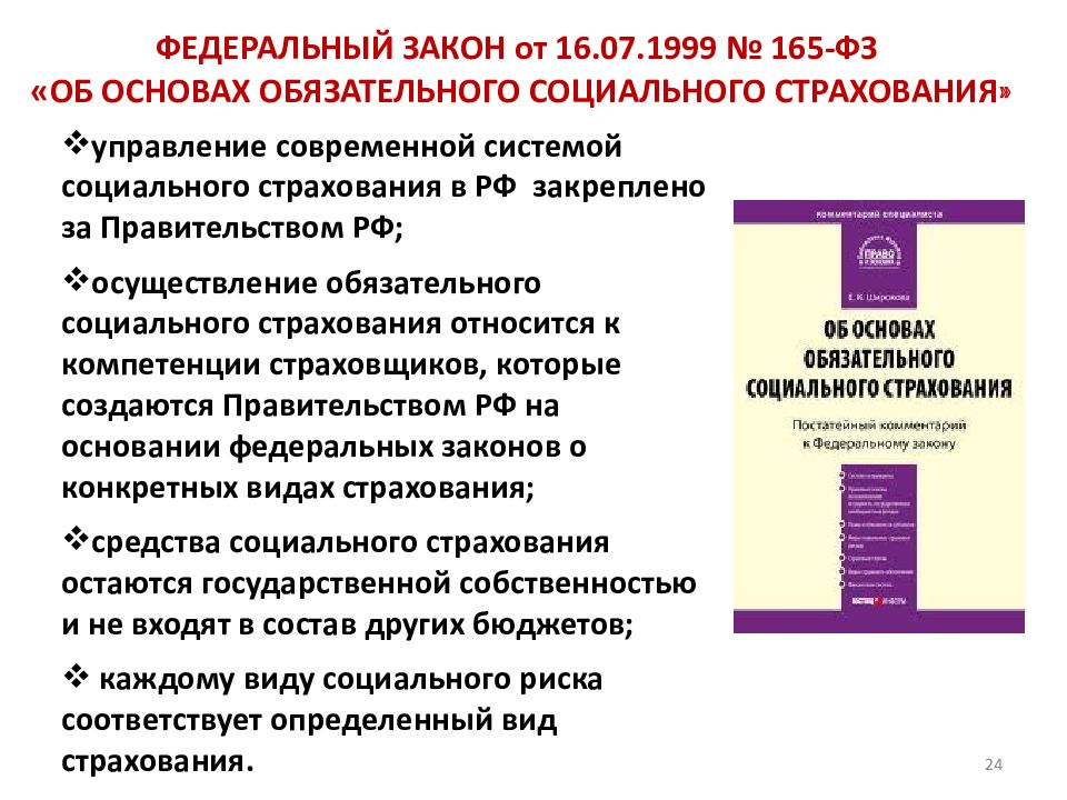 Правовые основы обязательного социального страхования презентация