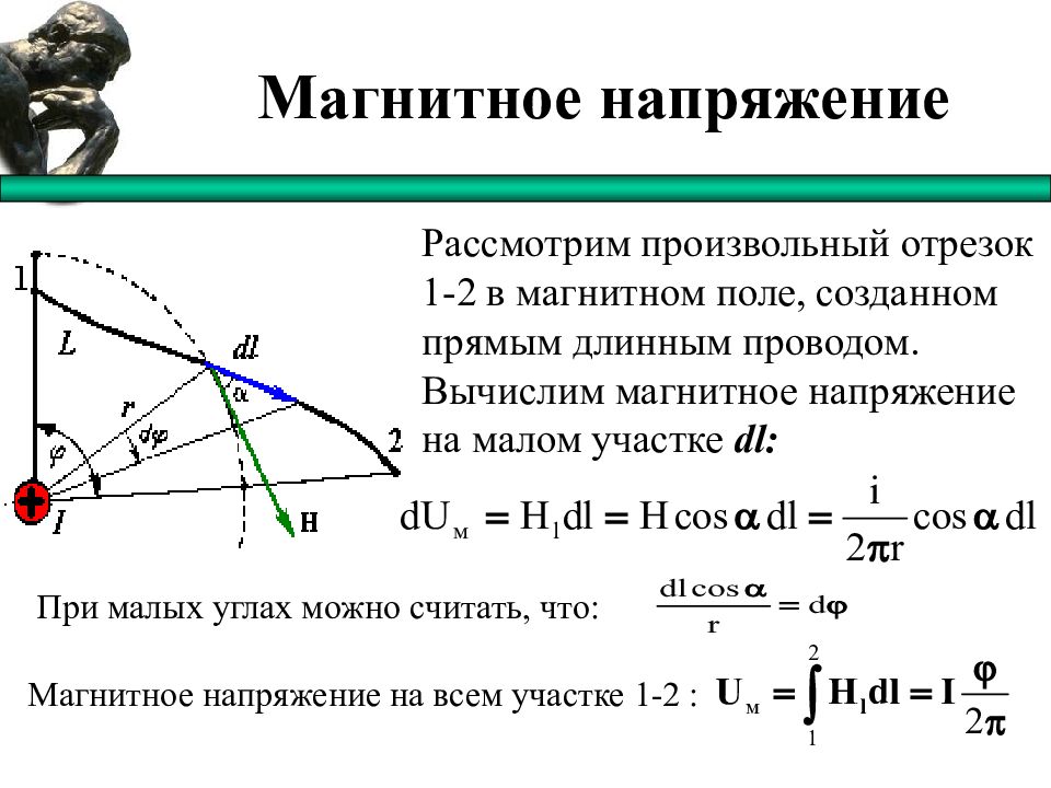 Напряженность магнитного поле