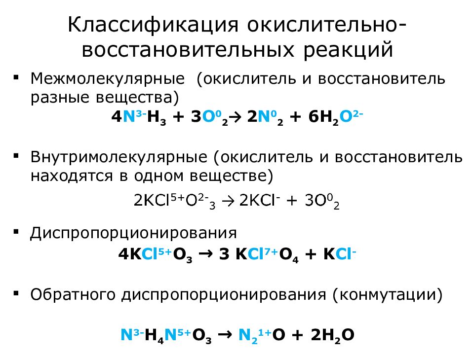 Составьте уравнения окислительно восстановительных реакций укажите. Классификация окислительно-восстановительных реакций. Типы по классификации окислительно-восстановительных реакций. Классификация ОВР реакций. Типы окислительно-восстановительных реакций в химии.