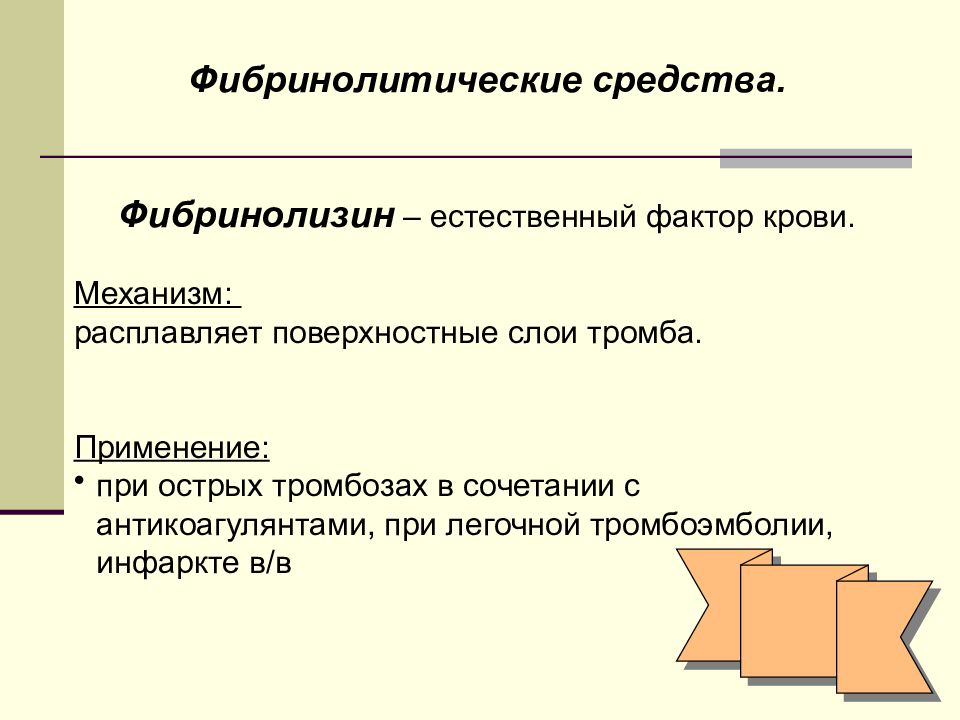 Средства влияющие на систему крови фармакология презентация