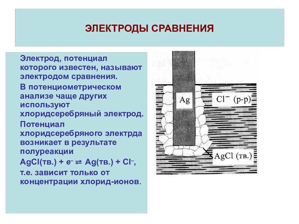 Электрод сравнения. Электрод сравнения это электрод потенциал которого. Потенциал электрода сравнения. В качестве электрода сравнения используют. Электроды сравнения это в химии.