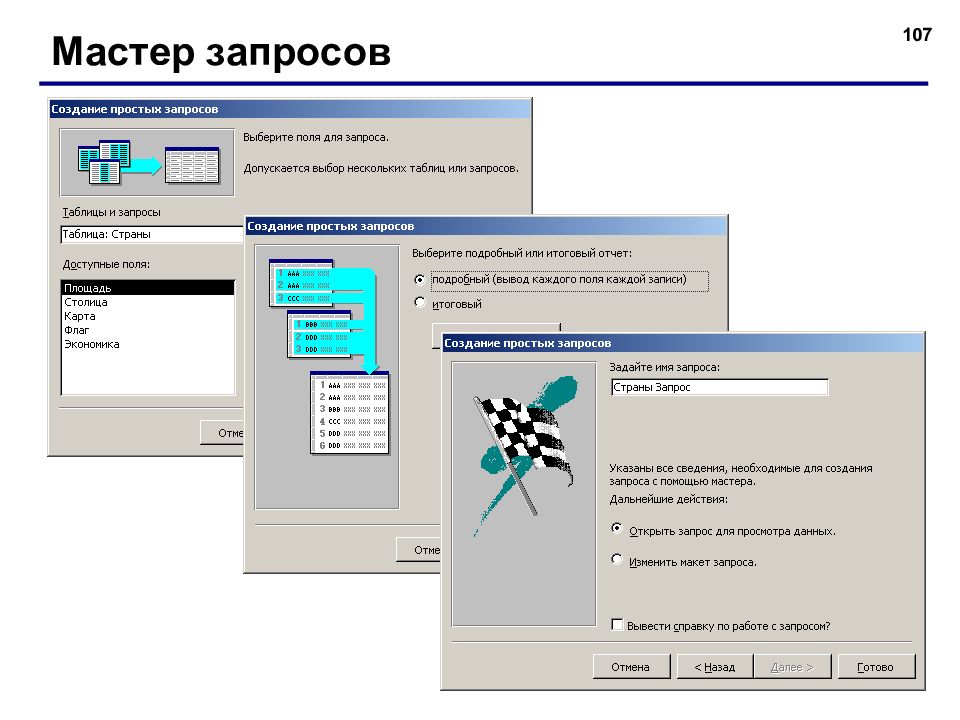 Создание простых запросов. Мастер запросов. Мастер запросов access. Мастер запросов это показать по таблице. Запросы на Мастермайнд примеры.