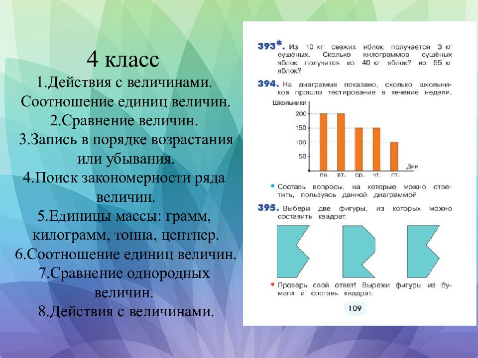 Второй по величине элемент. Соотнеси величины.