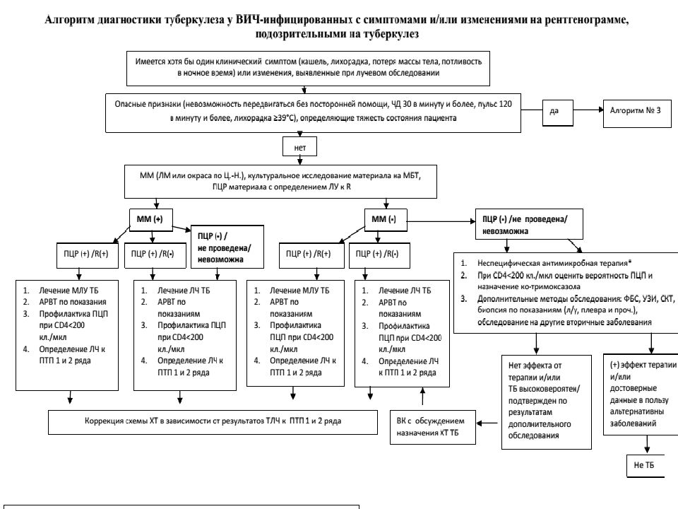 Особенности морфологической картины туберкулеза при поздних стадиях вич инфекции