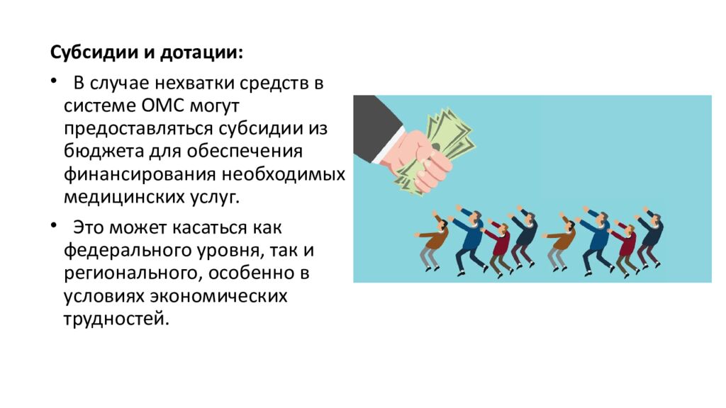 Финансирование системы ОМС