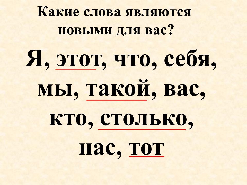 Указательные местоимения урок 6 класс презентация