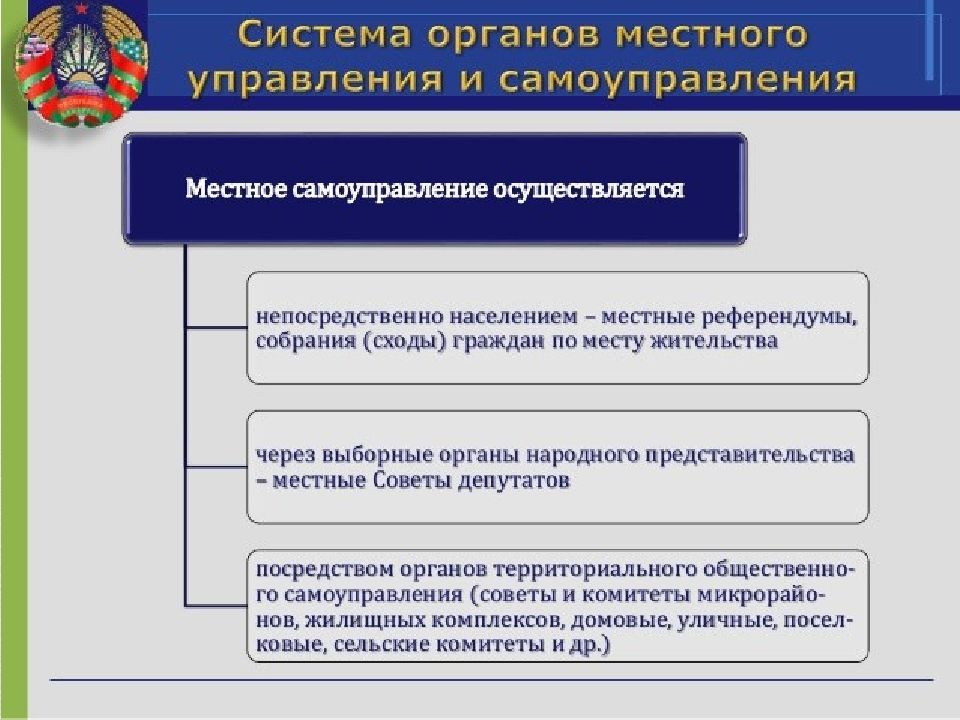 Проект органы местного самоуправления в моем регионе