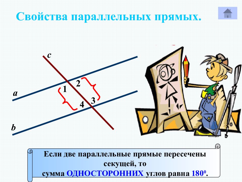 Параллельные прямые повторение презентация