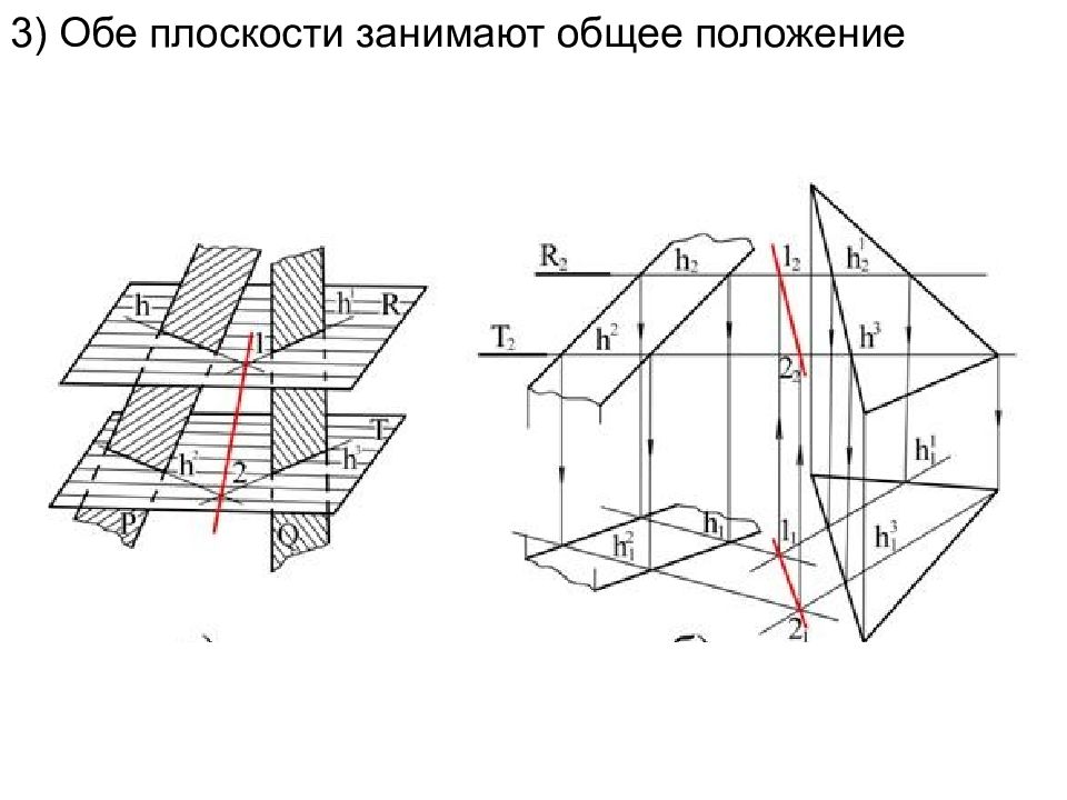 Пересечение двух параллельных плоскостей третьей плоскостью. Линия пересечения плоскостей Начертательная геометрия. Линия пересечения двух плоскостей Начертательная геометрия. Пересечение двух плоскостей Начертательная геометрия. Построение линии пересечения плоскостей Начертательная геометрия.