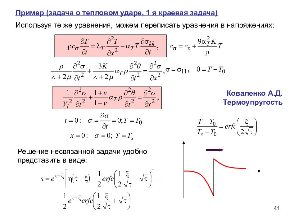 Тепловая задача. Плоская задача теории упругости. Решение плоской задачи теории упругости в полиномах. Решение плоской задачи теории упругости. Осесимметричная задача теории упругости.