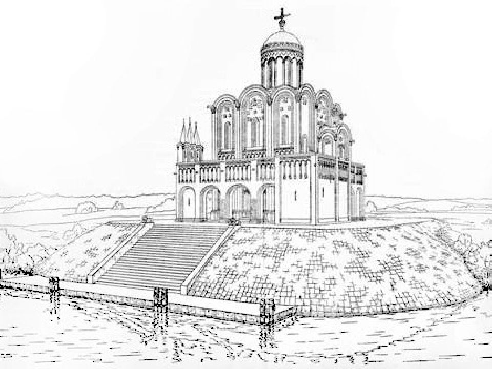 Схема боголюбова. Храм Покрова на Нерли реконструкция. Покрова на Нерли реконструкция н.н Воронина. Храм Покрова на Нерли реконструкция Воронина. Реконструкция Воронина Покрова на Нерли.