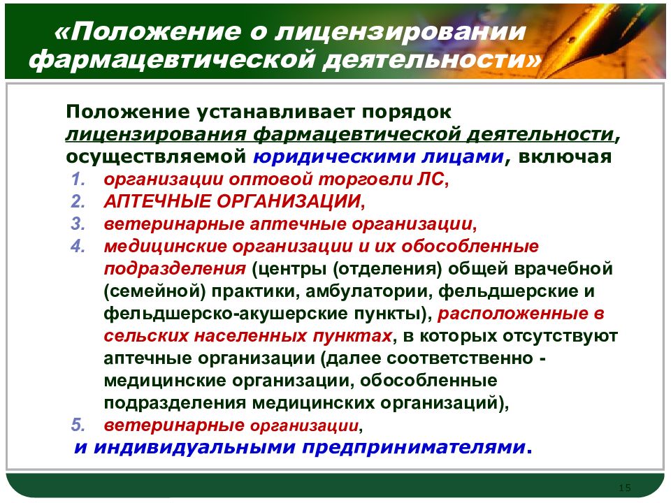 Положение о лицензировании. Порядок лицензирования фармацевтической деятельности. Порядок предоставления лицензии на осуществление фарм деятельности. Порядок проведения лицензирования фарм деятельности. Порядок предоставления лицензии на фармацевтическую деятельность.