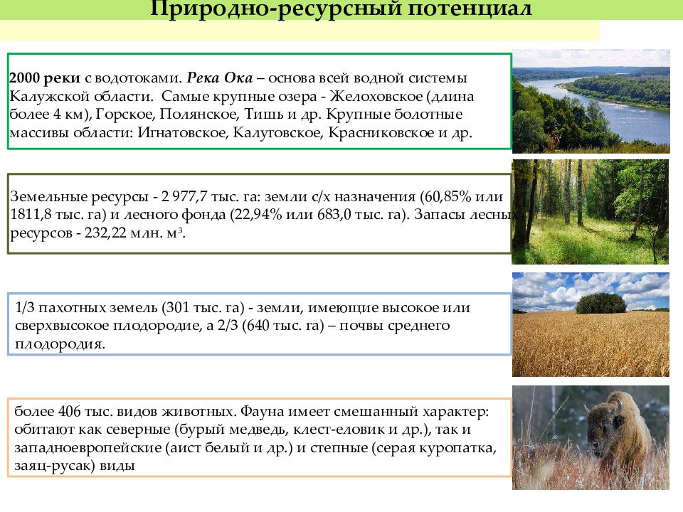 География калужской области презентация