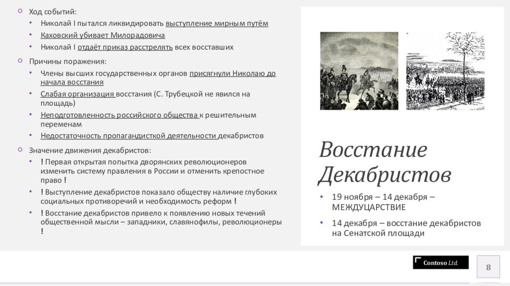 История ход событий. Восстание Декабристов хронология событий. Хронология Восстания Декабристов 1825. Основные события Восстания Декабристов 14 декабря. Ход и итоги Восстания Декабристов.