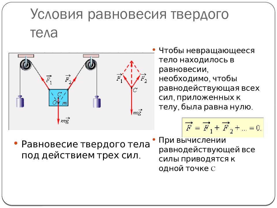 Силы находятся в равновесии. Сформулируйте условия равновесия твердого тела. Второе условие равновесия твердого тела. Аналитические условия равновесия твердого тела. Условия равновесия твердого тела физика.