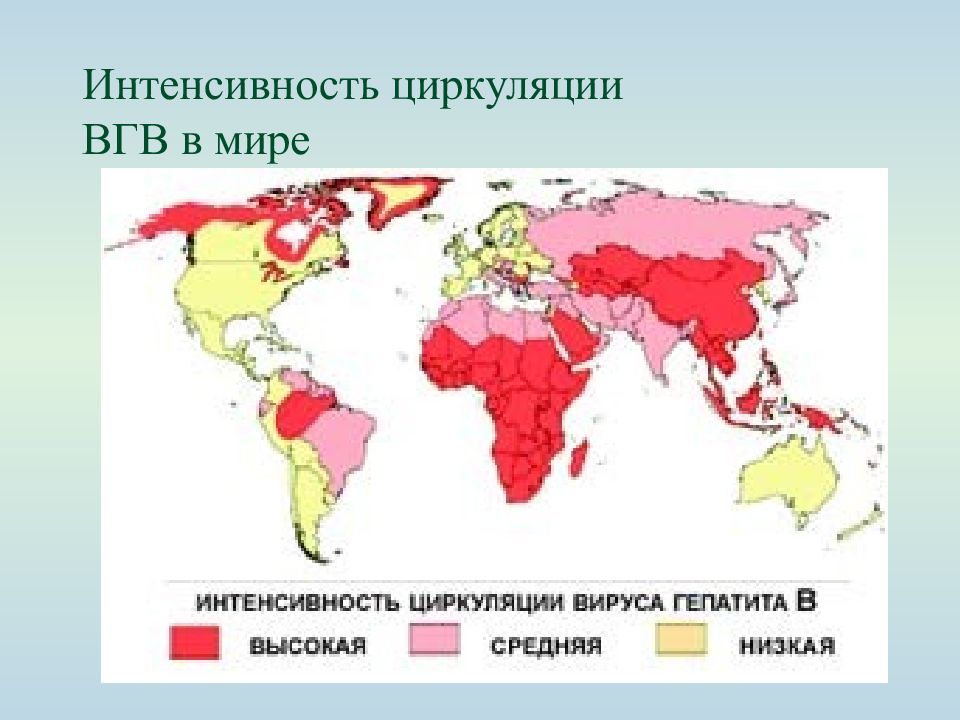 Карта распространения кори в россии